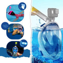Load image into Gallery viewer, Maschera da snorkeling con vista panoramica a 180° - Ozerty