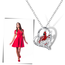 Load image into Gallery viewer, Collana con ciondolo cuore cardinale - Ozerty