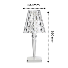 Load image into Gallery viewer, Lampada da scrivania in cristallo acrilico - Ozerty