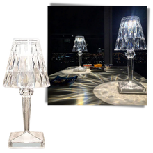 Load image into Gallery viewer, Lampada da scrivania in cristallo acrilico - Ozerty