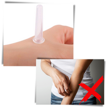 Carica l'immagine nel visualizzatore di Gallery, 4 coppette in silicone per coppettazione per massaggio facciale - Ozerty