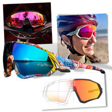 Load image into Gallery viewer, Occhiali da sole polarizzati per il ciclismo - Ozerty