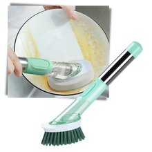 Load image into Gallery viewer, Spazzola di pulizia con dispenser di sapone - Ozerty