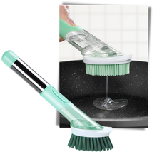 Load image into Gallery viewer, Spazzola di pulizia con dispenser di sapone - Ozerty
