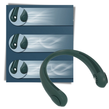 Load image into Gallery viewer, Mini ventilatore da collo portatile ricaricabile