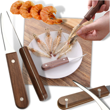 Load image into Gallery viewer, Coltello per sgusciare i gamberi in acciaio inox - Ozerty