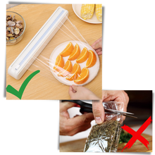 Load image into Gallery viewer, Dispenser e taglierina per involucri alimentari in plastica - Ozerty