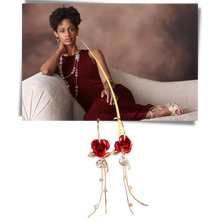 Load image into Gallery viewer, Orecchini con nappe rosa - Ozerty
