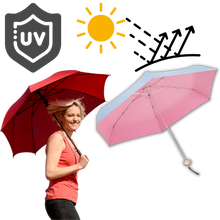 Load image into Gallery viewer, Ombrello tascabile con protezione UV - Ozerty