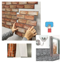 Load image into Gallery viewer, Piastrelle per pareti autoadesive 3d in foam - Ozerty