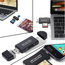 Load image into Gallery viewer, Lettore di schede di memoria SD 3 in 1