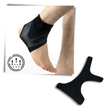 Load image into Gallery viewer, Supporto elastico traspirante per la caviglia - Ozerty