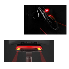 Load image into Gallery viewer, Luce posteriore di sicurezza della bicicletta con indicatori