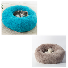 Load image into Gallery viewer, Soffice letto peluche a ciambella per animali - Ozerty