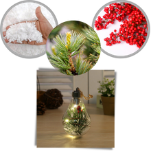 Load image into Gallery viewer, Lampadina a sfera di Natale trasparente a LED - Ozerty