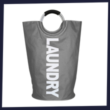 Load image into Gallery viewer, Borsa pieghevole per il cesto della biancheria con manici - Ozerty