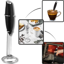 Load image into Gallery viewer, Montalatte elettrico portatile con supporto - Ozerty