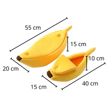 Load image into Gallery viewer, Letto per animali a forma di banana - Ozerty