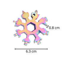 Load image into Gallery viewer, Multiutensile a fiocco di neve in acciaio inossidabile 18-in-1 - Ozerty