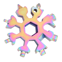 Load image into Gallery viewer, Multiutensile a fiocco di neve in acciaio inossidabile 18-in-1