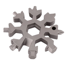 Load image into Gallery viewer, Multiutensile a fiocco di neve in acciaio inossidabile 18-in-1