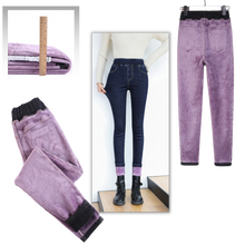 Load image into Gallery viewer, Jeggings termici in pile da donna - Ozerty