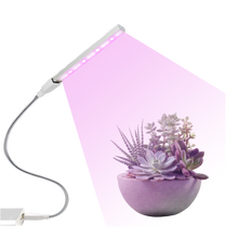 Load image into Gallery viewer, Luce di crescita per piante USB LED con palo flessibile - Ozerty
