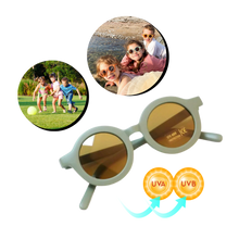 Load image into Gallery viewer, Occhiali da sole rotondi vintage per bambini da 1 a 5 anni - Ozerty