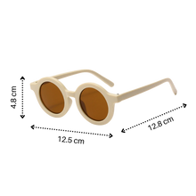 Load image into Gallery viewer, Occhiali da sole rotondi vintage per bambini da 1 a 5 anni - Ozerty