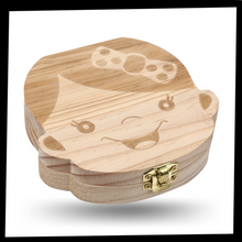 Load image into Gallery viewer, Scatola di legno per denti da latte