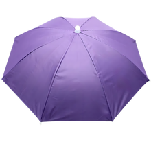 Load image into Gallery viewer, Cappello regolabile con ombrello senza mani -Viola - Ozerty