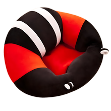 Load image into Gallery viewer, Cuscino igienico regolabile per seggiolino per bambini -Strisce nero rosso - Ozerty
