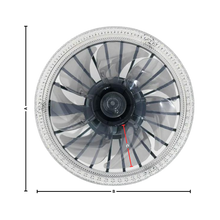 Load image into Gallery viewer, Ventilatore da soffitto estetico con luce e telecomando - Ozerty