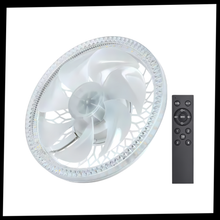 Load image into Gallery viewer, Ventilatore da soffitto estetico con luce e telecomando - Ozerty
