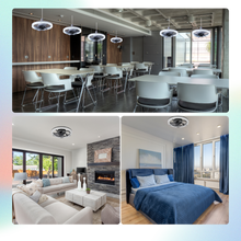 Load image into Gallery viewer, Ventilatore da soffitto estetico con luce e telecomando - Ozerty