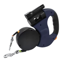 Load image into Gallery viewer, Guinzaglio Retrattile Anti-Groviglio per Cani -Blu Navy - Ozerty