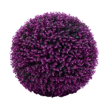 Load image into Gallery viewer, Palline topiarie di erba sintetica -Viola/25 cmViola/30 cmViola/40cm - Ozerty