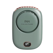 Load image into Gallery viewer, Ventilatore da Collo Portatile Regolabile Senza Pale -Verde - Ozerty
