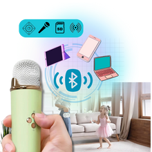 Load image into Gallery viewer, Mini Karaoke Bluetooth a Doppio Microfono per Bambini - Ozerty