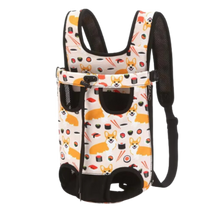 Load image into Gallery viewer, Zaino Trasportatore per Cani e Gatti -Cani e sushi - Ozerty