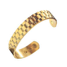 Load image into Gallery viewer, Bracciale magnetico terapeutico in rame -Oro - Ozerty