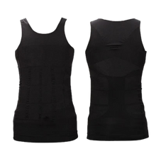 Load image into Gallery viewer, Body Shaper dimagrante discreto da uomo -Nero/SNero/MNero/LNero/XLNero/XXL - Ozerty
