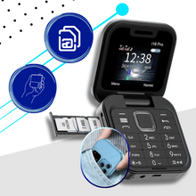 Load image into Gallery viewer, Telefono cellulare pieghevole Dual Sim piccolo - Ozerty