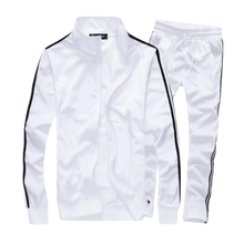 Load image into Gallery viewer, Tuta da ginnastica dinamica da uomo -Bianco/MBianco/LBianco/XLBianco/XXLBianco/3XLBianco/4XLBianco/5XL - Ozerty