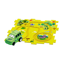 Load image into Gallery viewer, Set di piste educative per auto elettriche -Dinosauro/5 Pezzi - Ozerty