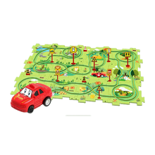 Load image into Gallery viewer, Set di piste educative per auto elettriche -Foresta/25 Pezzi - Ozerty