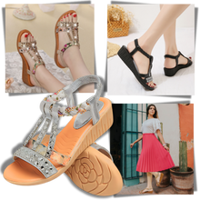 Load image into Gallery viewer, Eleganti sandali ortopedici Boho - Ozerty