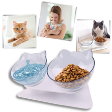 Load image into Gallery viewer, Ciotola comfort rialzata per gatti - Ozerty