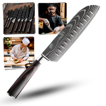 Load image into Gallery viewer, Coltello giapponese in legno Forest Pakkawood - Ozerty