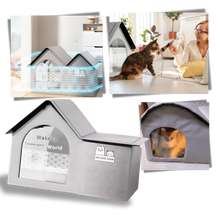 Load image into Gallery viewer, Cuccia per Gatti Isolata con Rivestimento Termoriflettente - Ozerty
